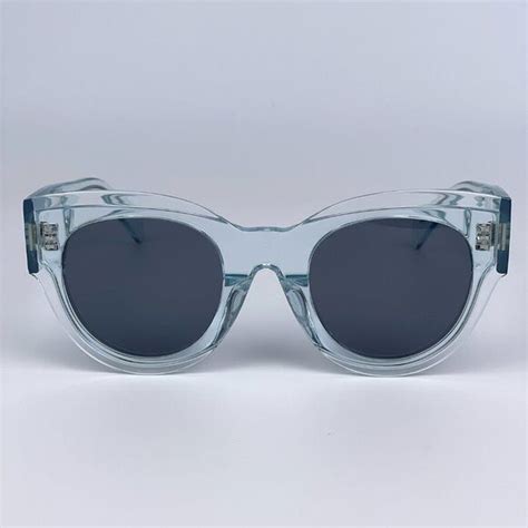 NEW Celine CL40008F 86V Transparent Blue Gradient Unisex 